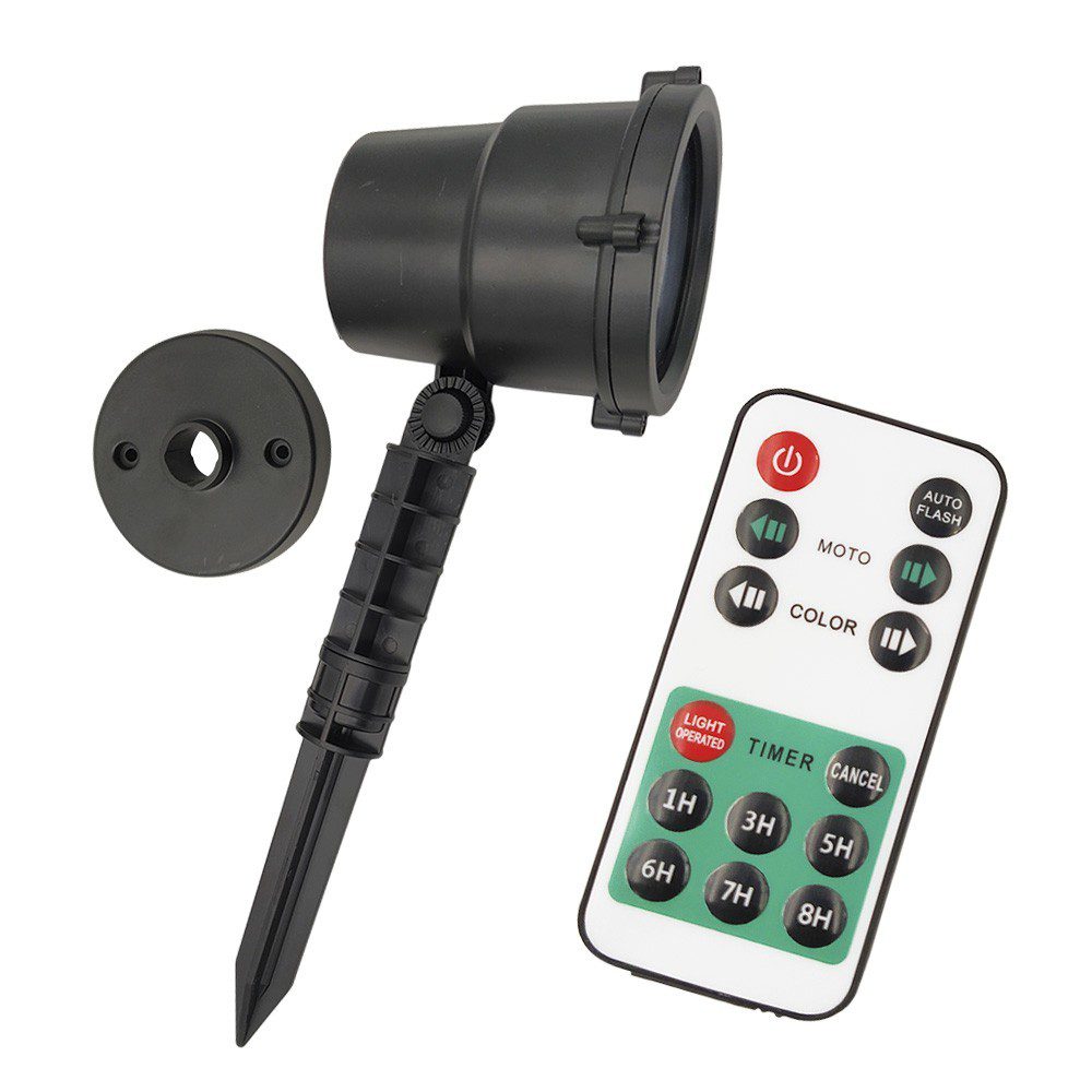 Proyector Luz LED Multipunto Exterior Interior + Control Remoto 1650