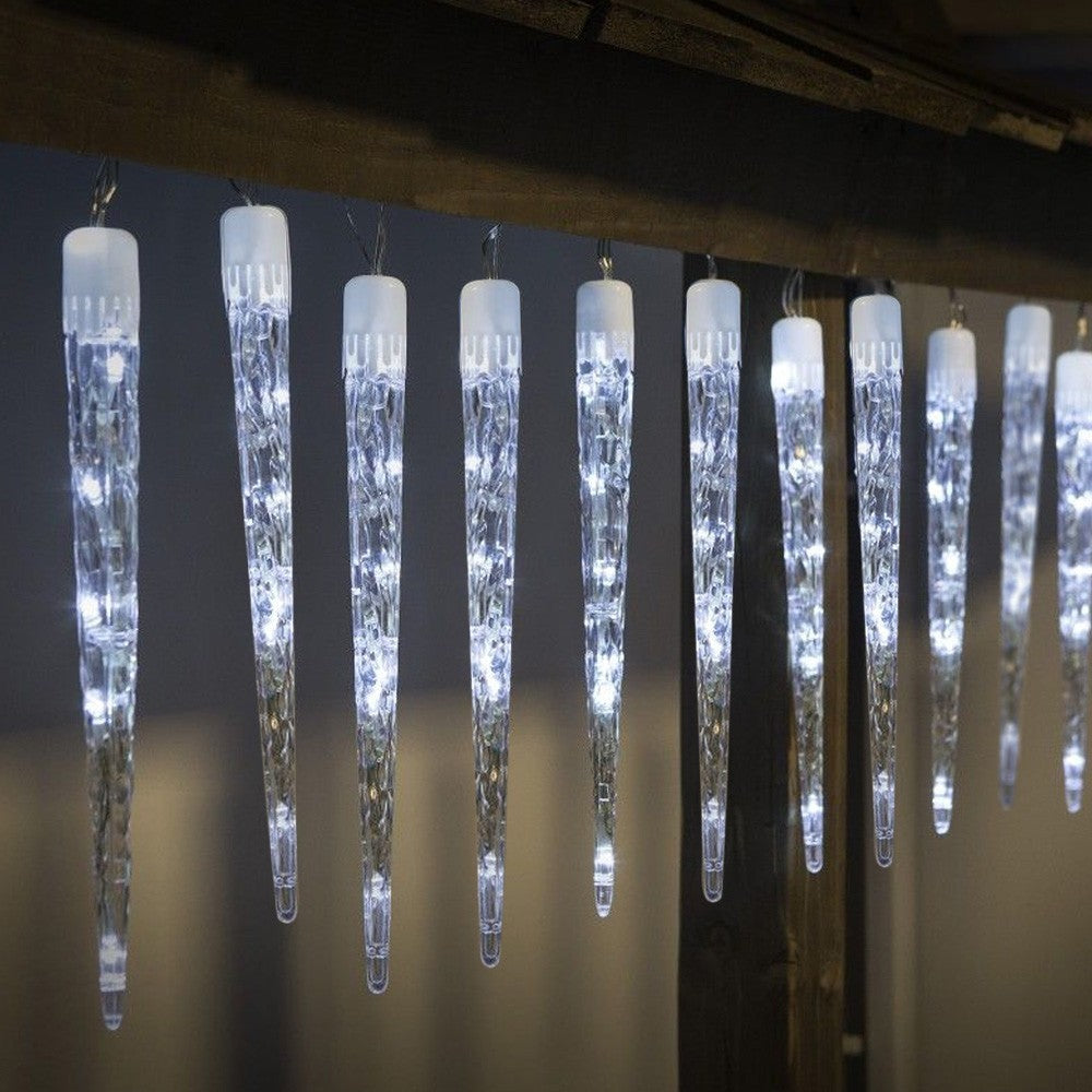 Luz led Tubo Hielo 4.5 Metros 12 Hielos Blanca 2271