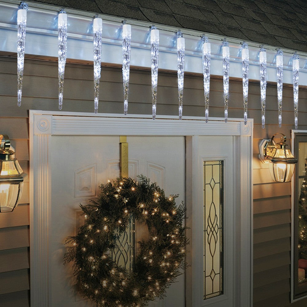 Luz led Tubo Hielo 4.5 Metros 12 Hielos Blanca 2271