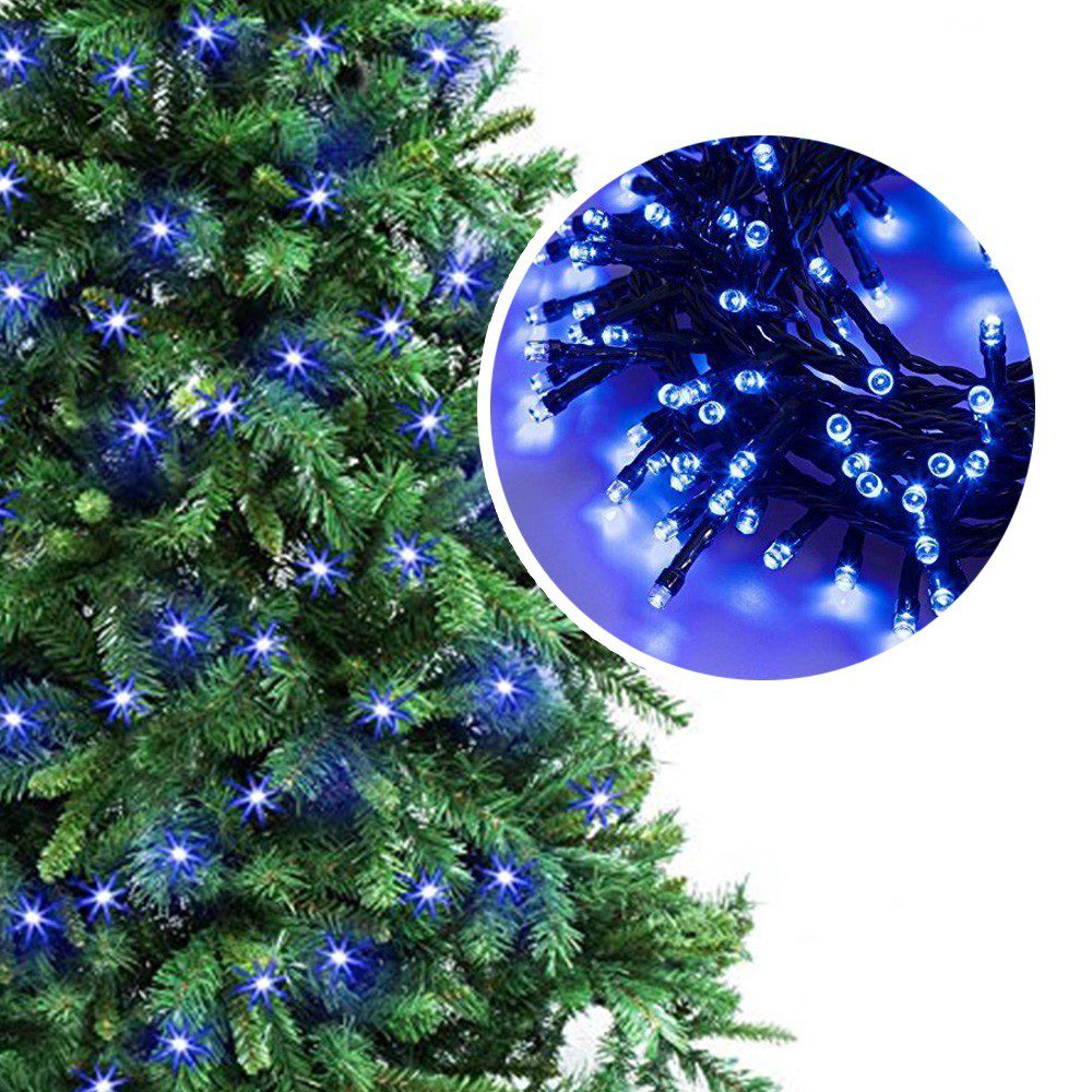 Extensión Luz LED Lineal 100 Luces 7 Metros Cable Verde RF TC