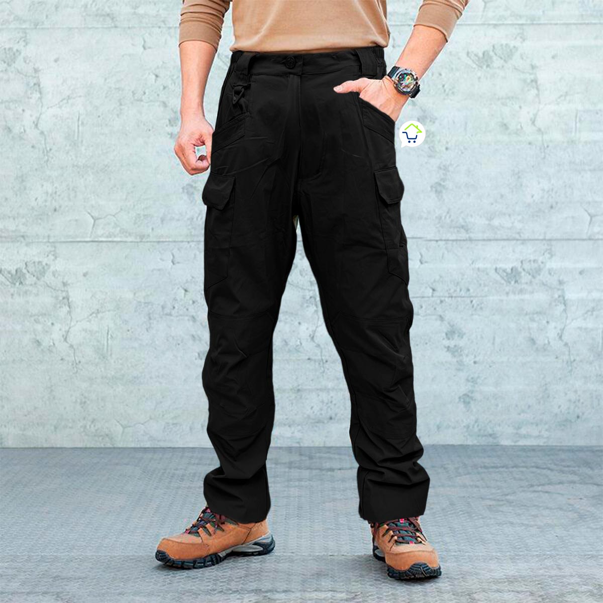 Pantalón Impermeable Táctico Anti fluidos Secado Rápido MK-017
