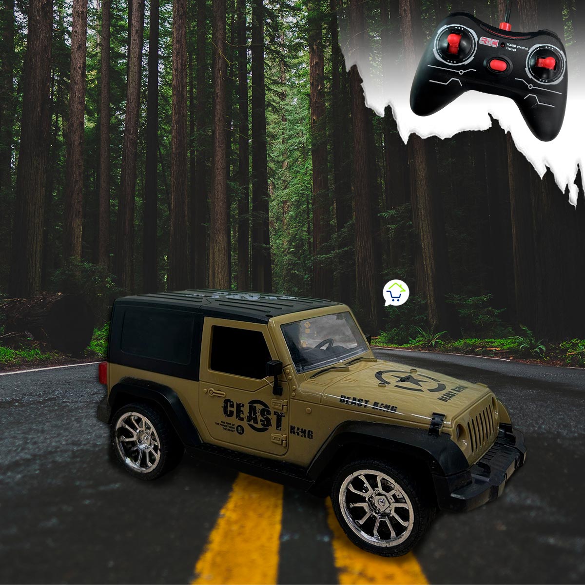 Carro Control Remoto Jeep Camioneta Juguete Infantil MG18911