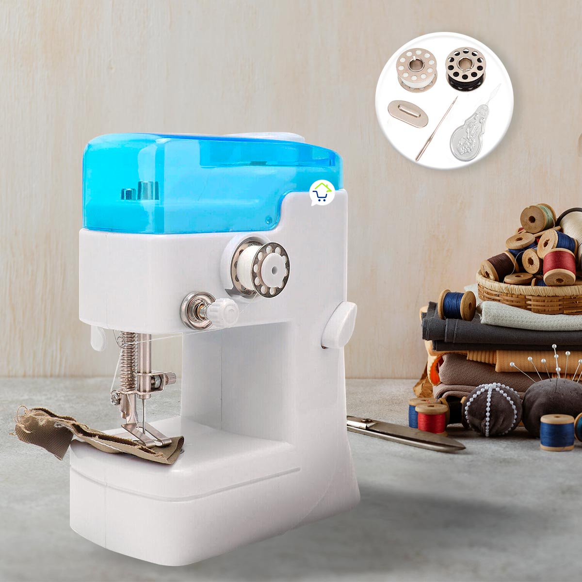 Mini Máquina Coser Portátil Moda Costura MHSM-988