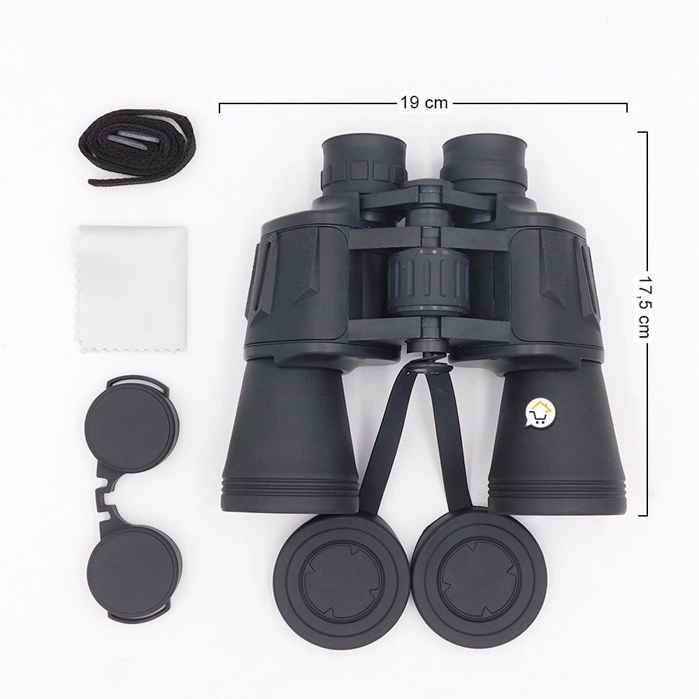 Binoculares 20X50 Largo Alcance Con Estuche AK-20x50