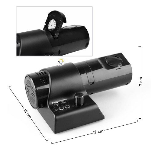 Reloj Clásico proyector Luz Led Colores Mesa Pared XMLT6