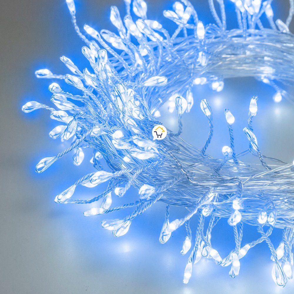 Luz Micro LED Ramal Alambre 3m Extension 248 Luces Navidad 1572