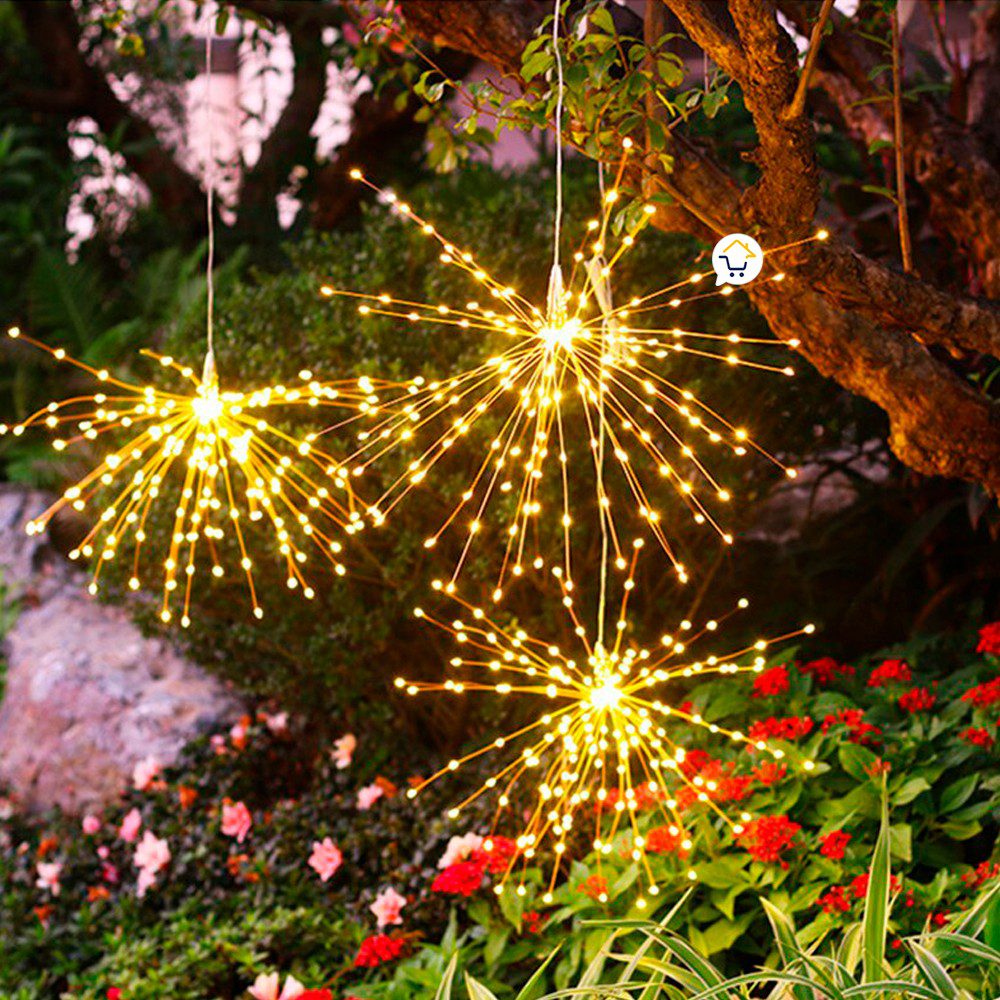 Luces Micro Led Fuegos Artificiales 3 Metros Navidad 1601
