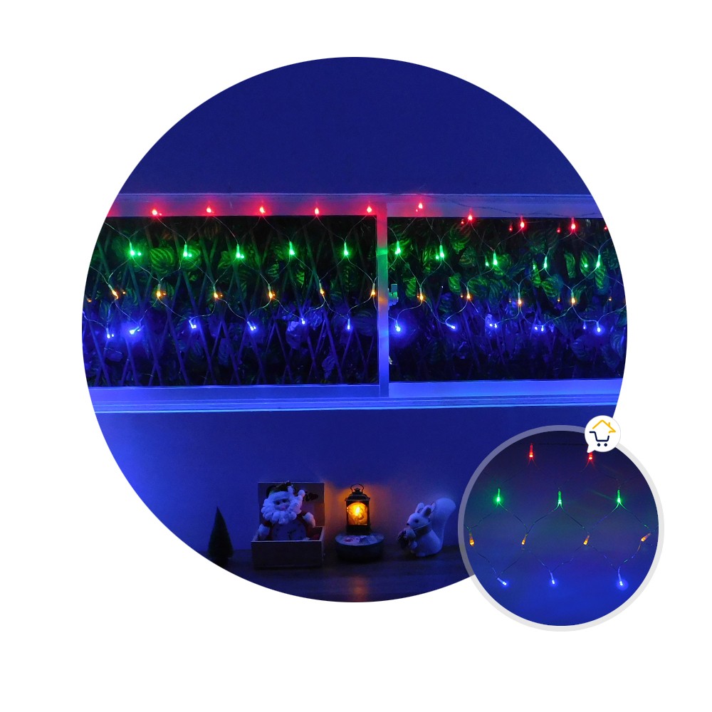 Extensión Luz Led Cenefa 100 LED 3 Metros Luces Navidad Multicolor 2162