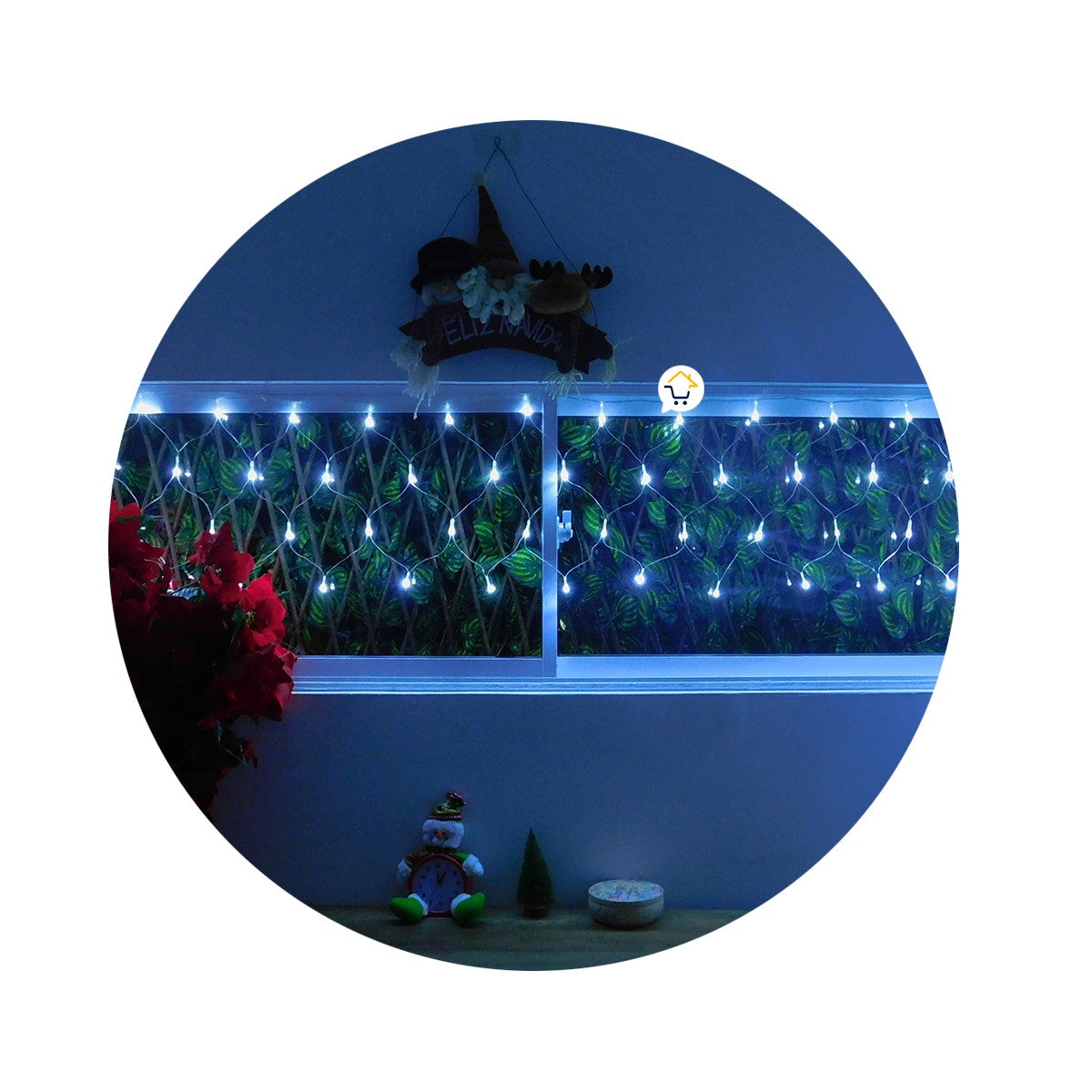Extensión Luz Led Cenefa 200 LED 6 Metros Luces Navidad Blanco 2171
