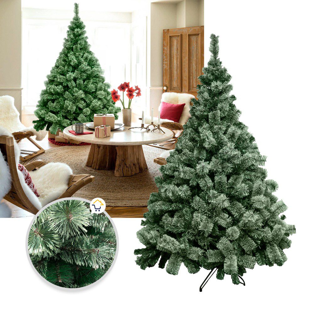 Árbol Navidad Clásico 1,90 m Tupido Frondoso + Estrella VERONA