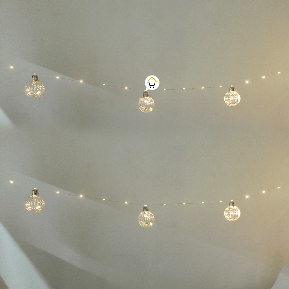 Luces Micro Led 3 M Burbuja X10 Bombillos Navidad JN34A
