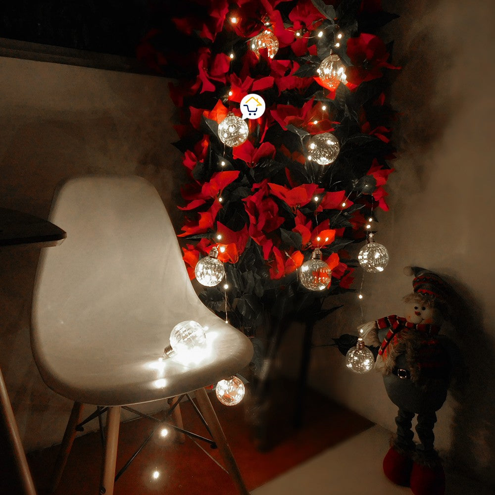 Luces Micro Led 3 M Burbuja X10 Bombillos Navidad JN34A