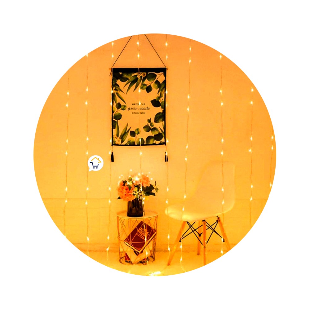 Luz Cascada 9X2 Metros 900 LED Luces Navidad CÁLIDA RF 2025