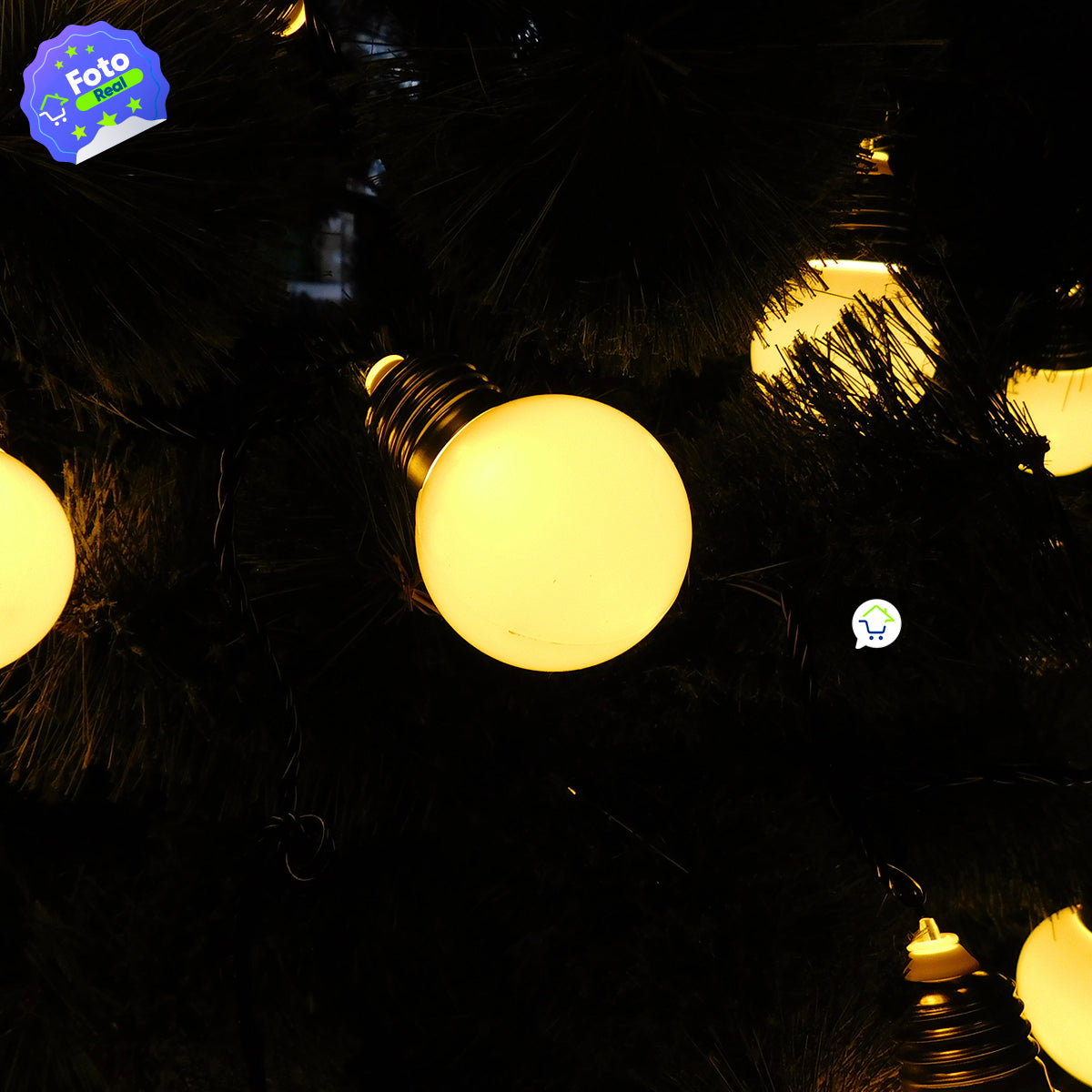 Guirnalda Bombillos Vintage 4.90 M 130 LEDS Luces Navideñas Z3-017