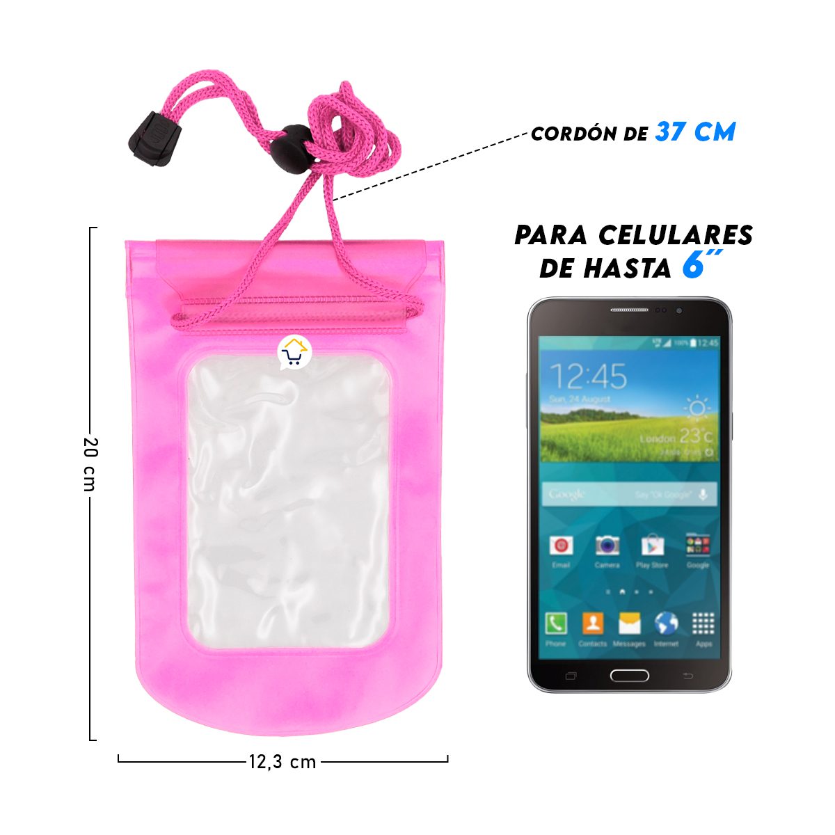 Estuche Sumergible Celular Forro Protector Resistente Agua 8118