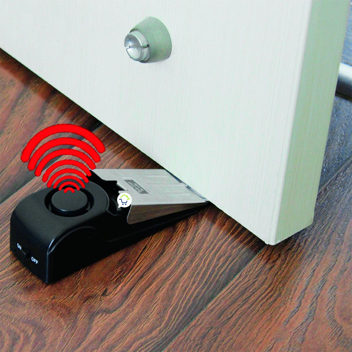 Tope De Puerta Con Alarma De Seguridad Cuña Sirena Seguridad S01
