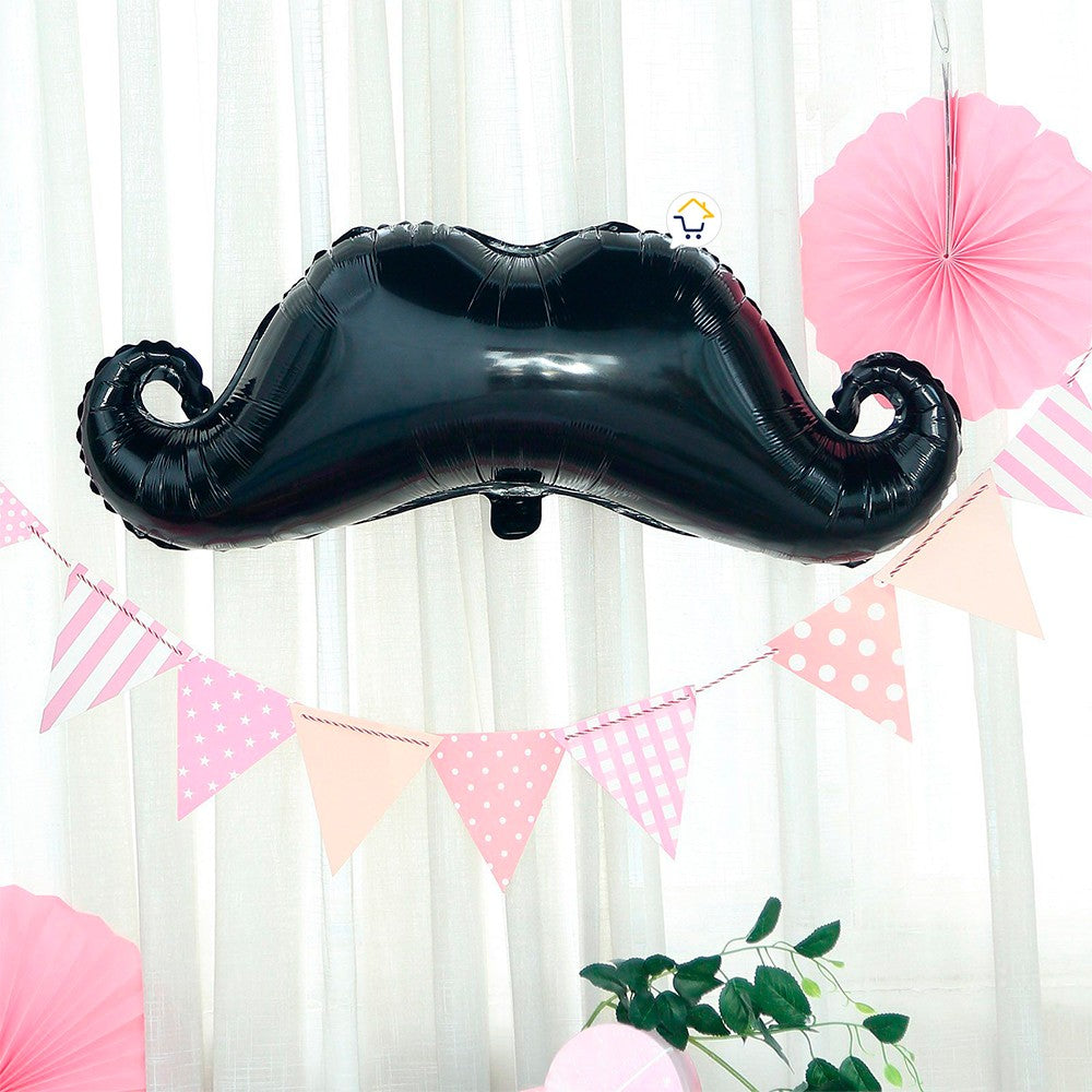 Globos Metalizados Bigote Feliz Cumpleaños Fiesta OE247