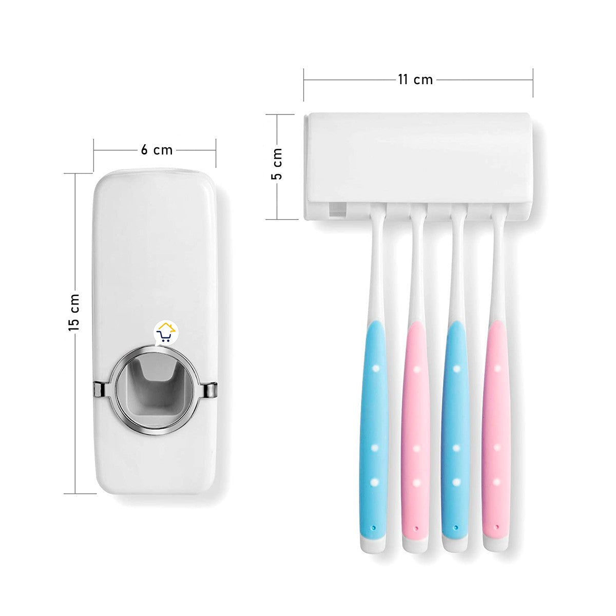 Dispensador De Crema Dental Soporte Cepillos MA07
