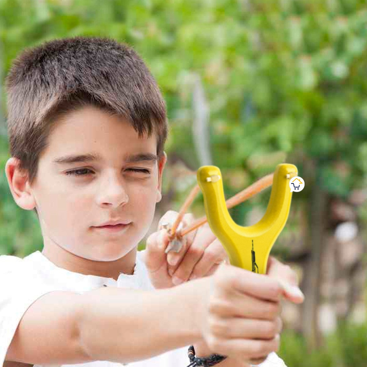 Resortera Madera Cauchera Tirachinas Juguete Niños SG3