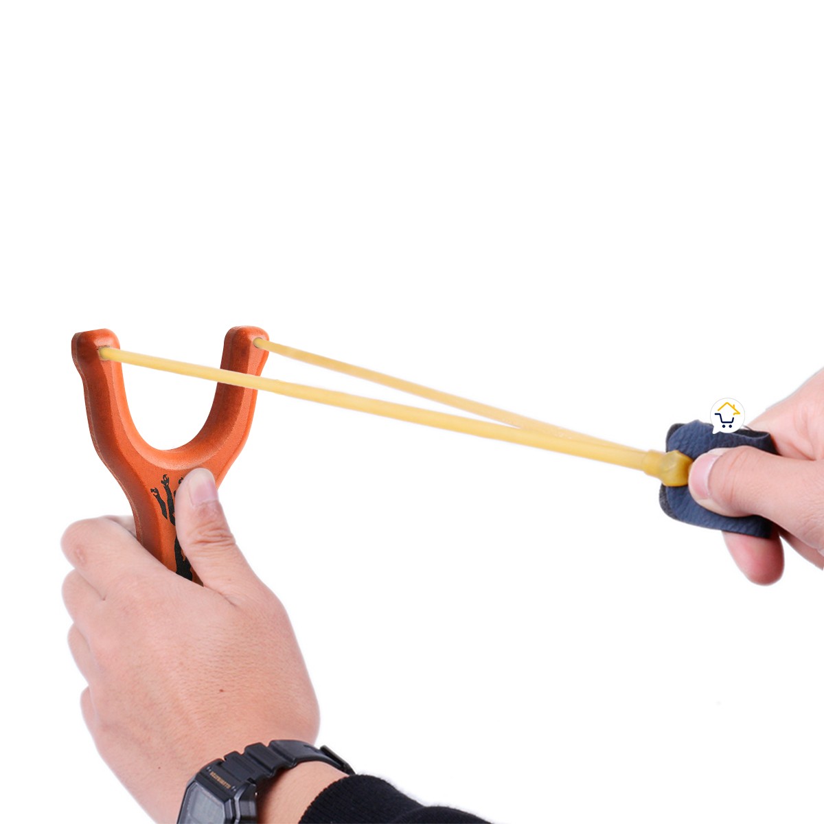 Resortera Madera Cauchera Tirachinas Juguete Niños SG3