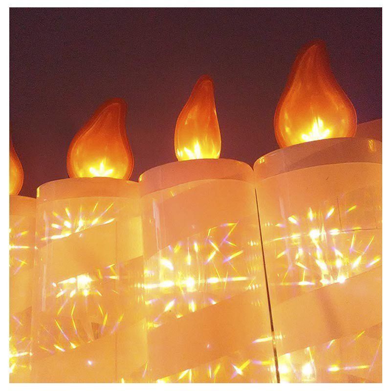 Velas Luces LED Navidad Decoración Hogar x 6 Unidades