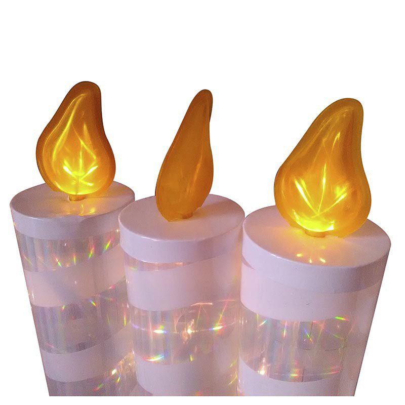 Velas Luces LED Navidad Decoración Hogar x 6 Unidades