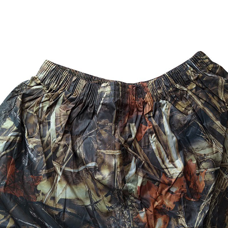 Impermeable Moto Camuflado 2 Piezas Chaqueta Capucha + Pantalón + Bolso REF: 191