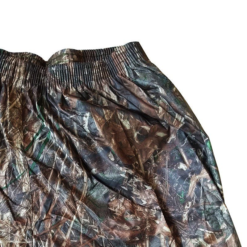 Impermeable Moto Camuflado 2 Piezas Chaqueta Capucha + Pantalón + Bolso REF: 188