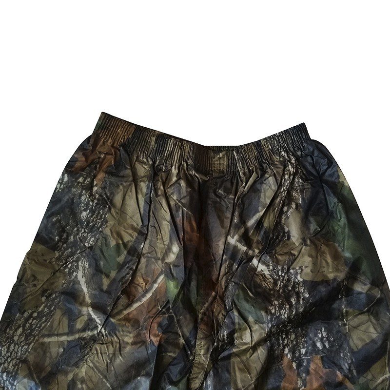 Impermeable Moto Camuflado 2 Piezas Chaqueta Capucha + Pantalón + Bolso REF: 189