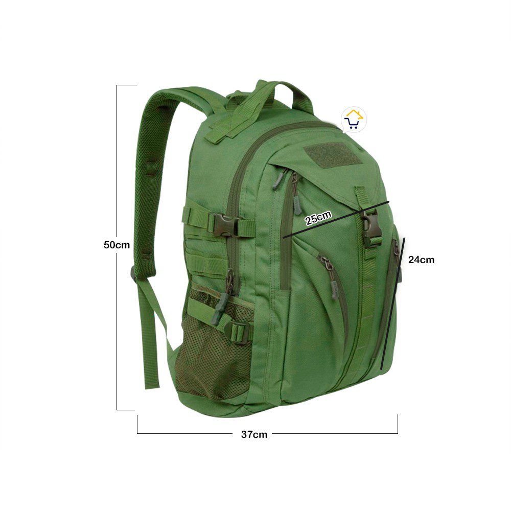 Morral Militar Táctico 40 Litros Impermeable Camping Senderismo 9035