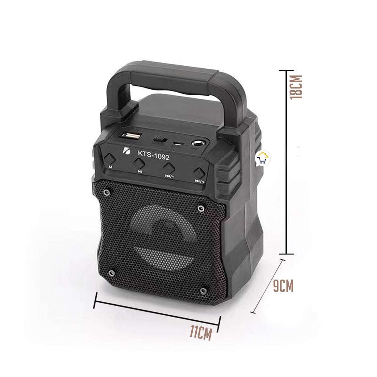 Parlante Bluetooth Recargable RGB Portable Radio KTS1092
