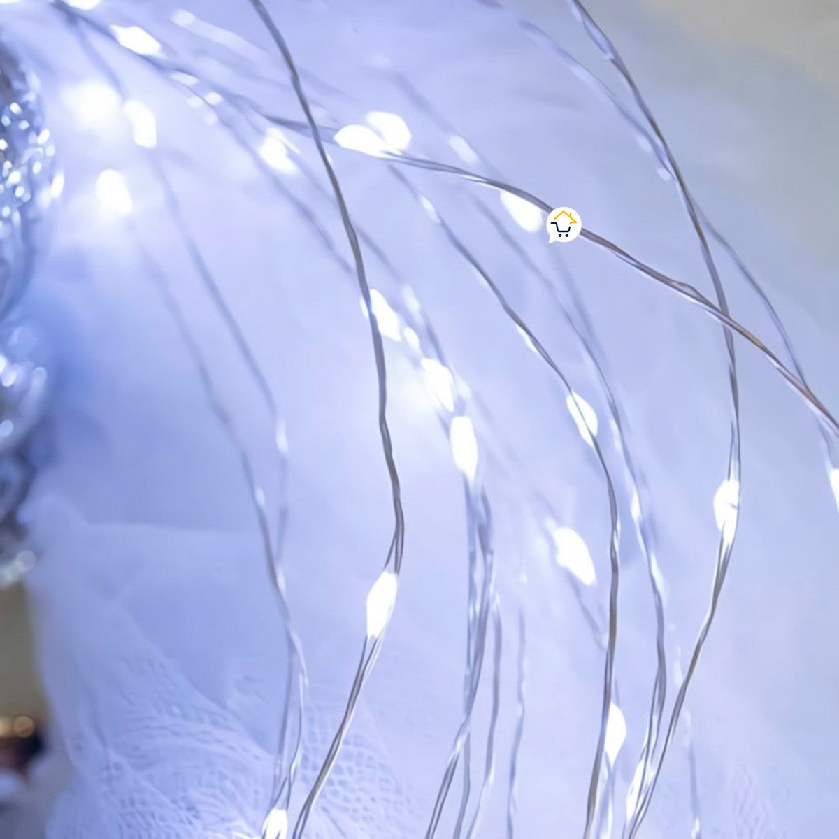 Luz Cascada Micro LED 200 Luces 2 M Ramo Navidad YX200TB