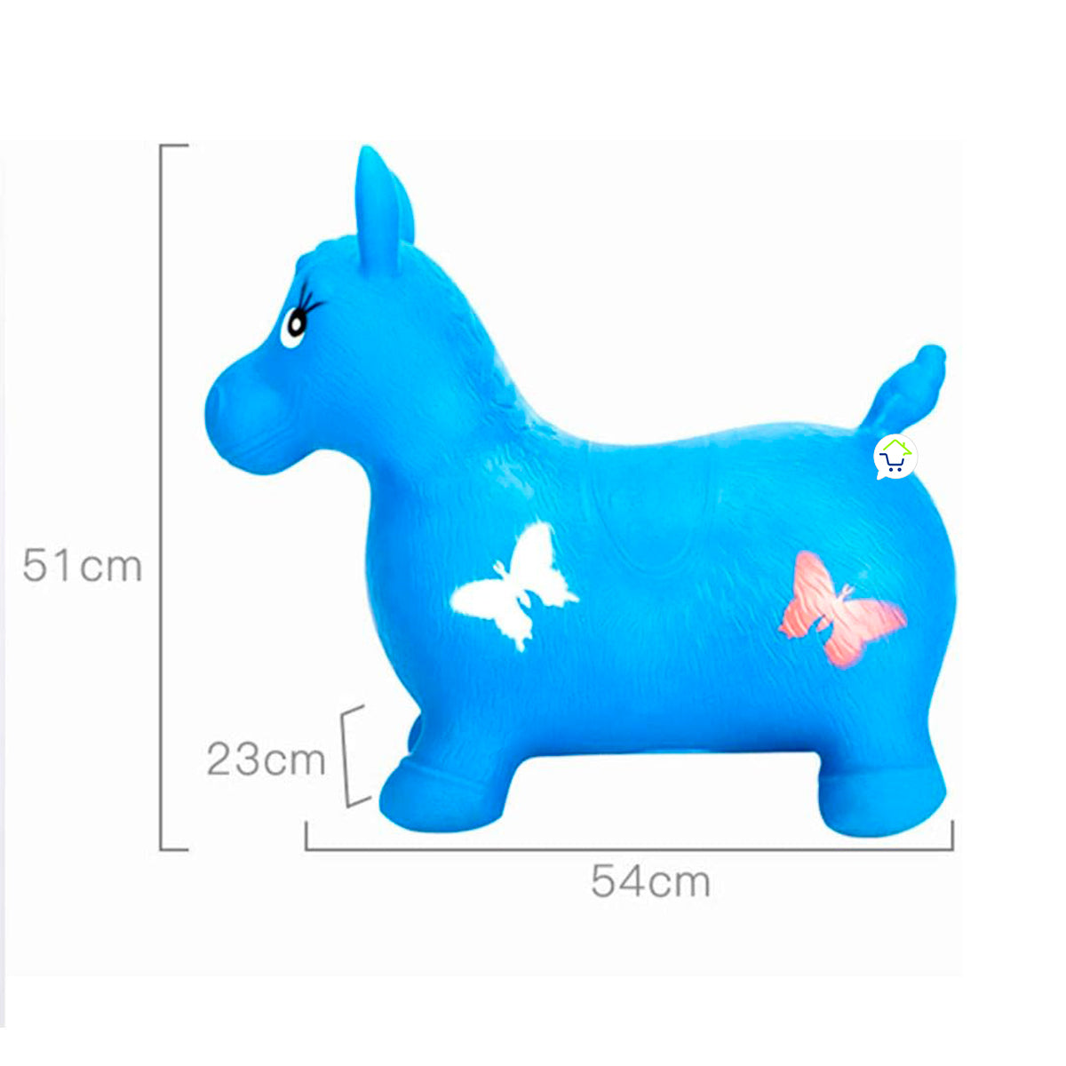 Juguete Inflable Caballo Saltarín Burrito Montable 288-2