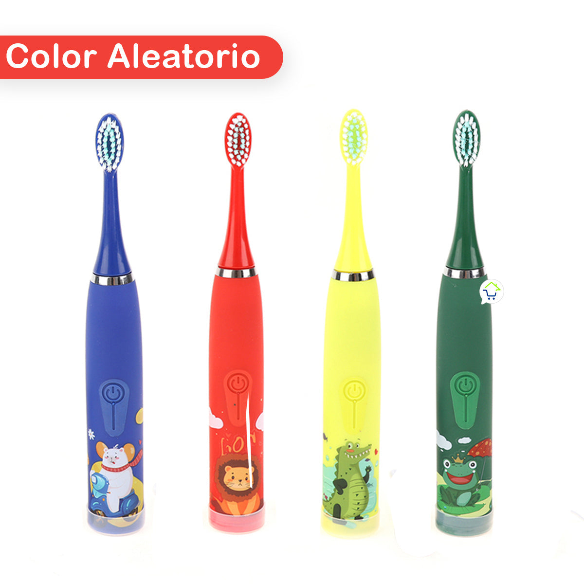 Cepillo De Dientes Eléctrico Infantil Recargable 6 Cabezales MA202389
