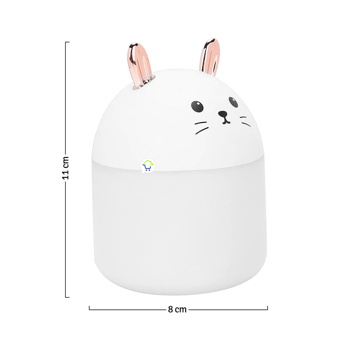 Humidificador Aromatizador Lámpara LED Conejito Difusor Aroma A11