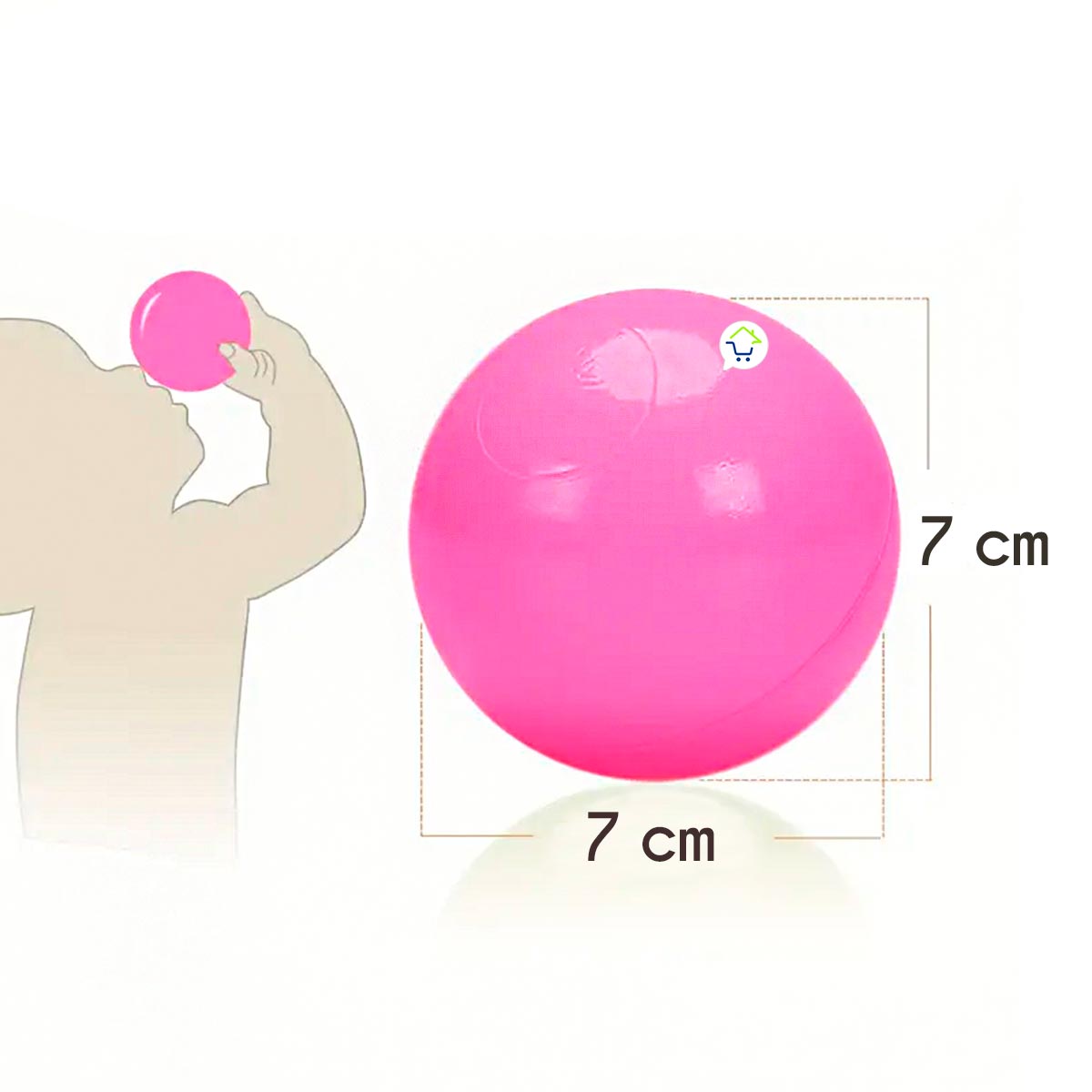 Pelotas Para Piscina Multicolor Plásticas P153