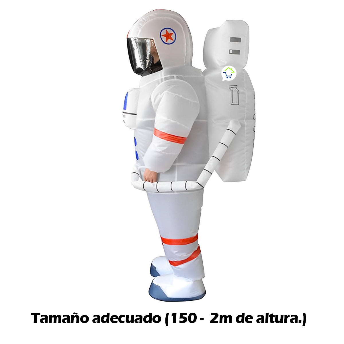 Disfraz De Astronauta Inflable Para Adulto Halloween FZ1829