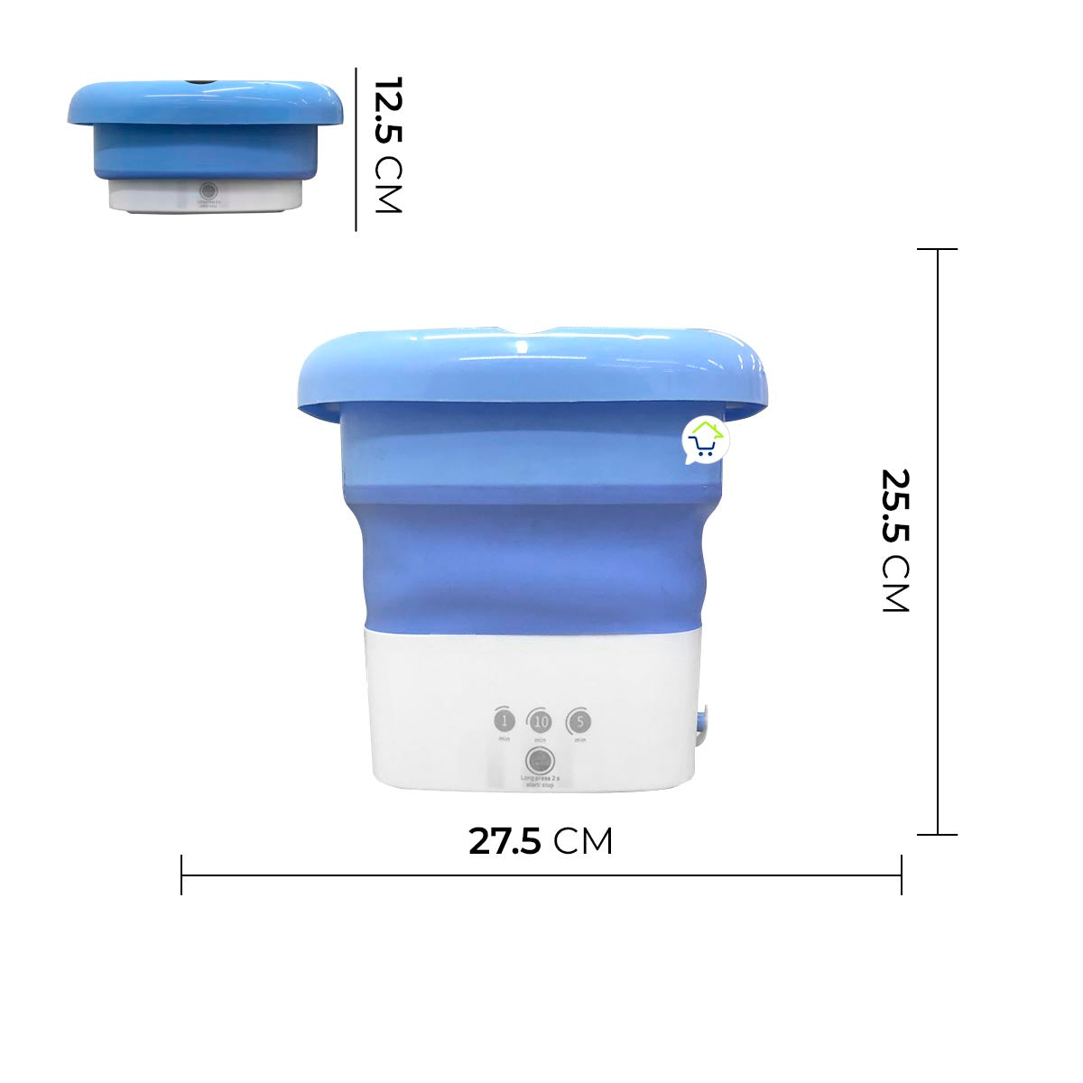 Mini Lavadora Automática Portátil Plegable Viajera CENC-031