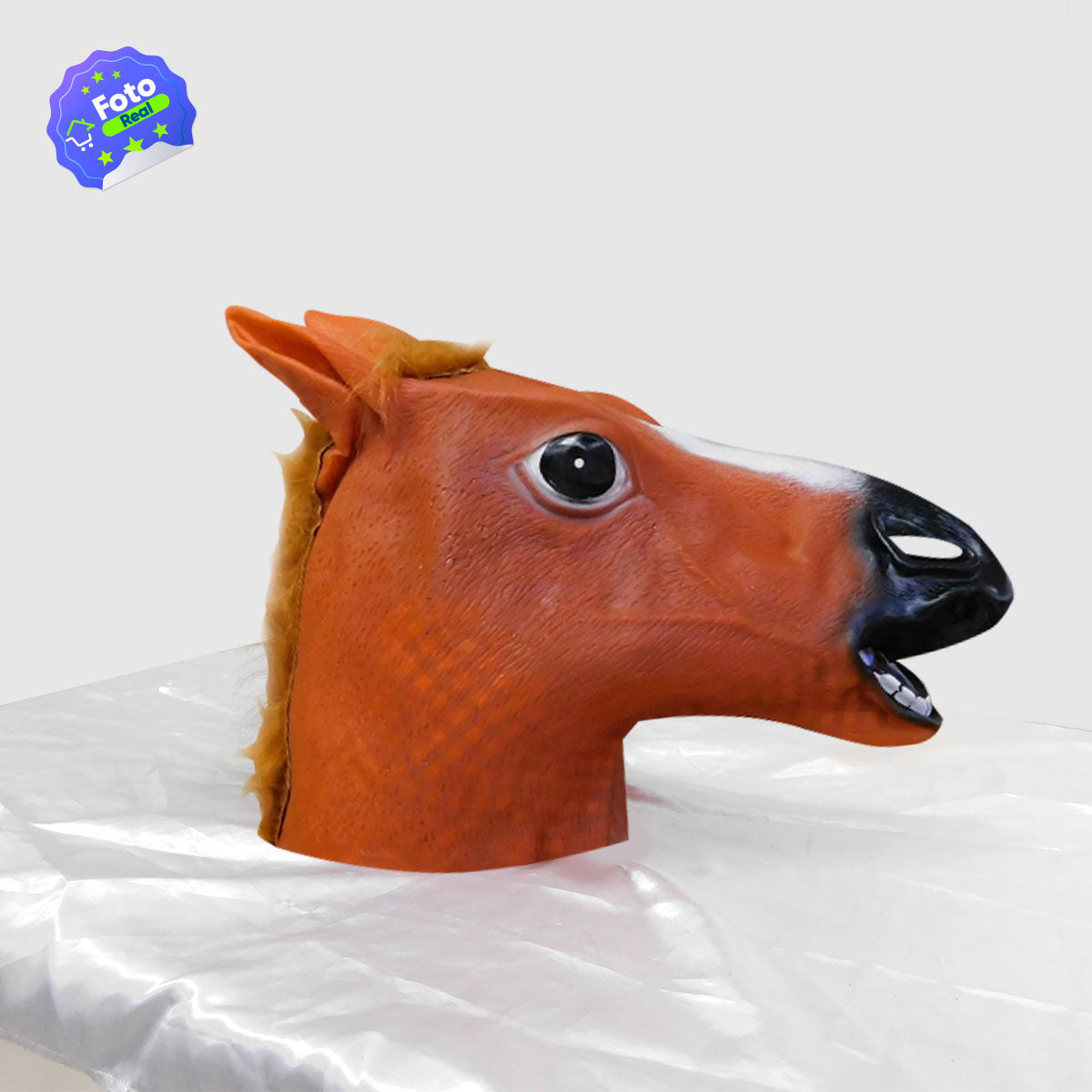 Mascara Caballo Cabeza Latex Fiestas Halloween Hora Loca RF 786