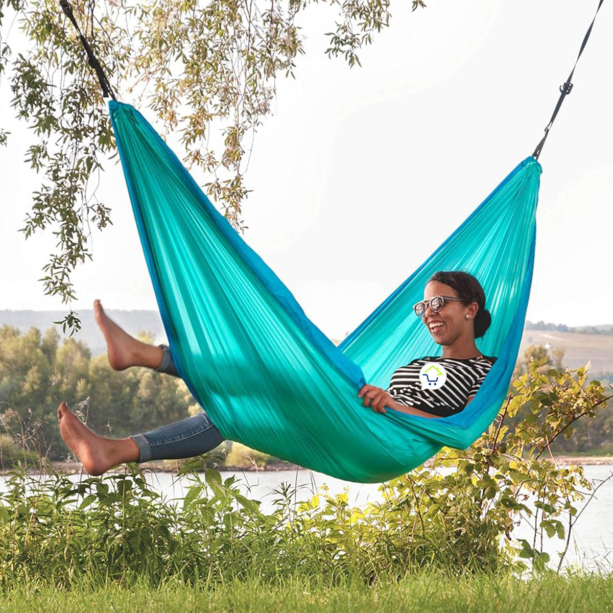 Hamaca Para Camping Portátil Campamento Viaje 093-397