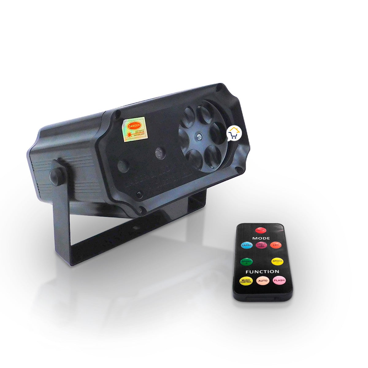 Luz Láser LED Audioritmica Multi Punto Navidad Discotecas 1677