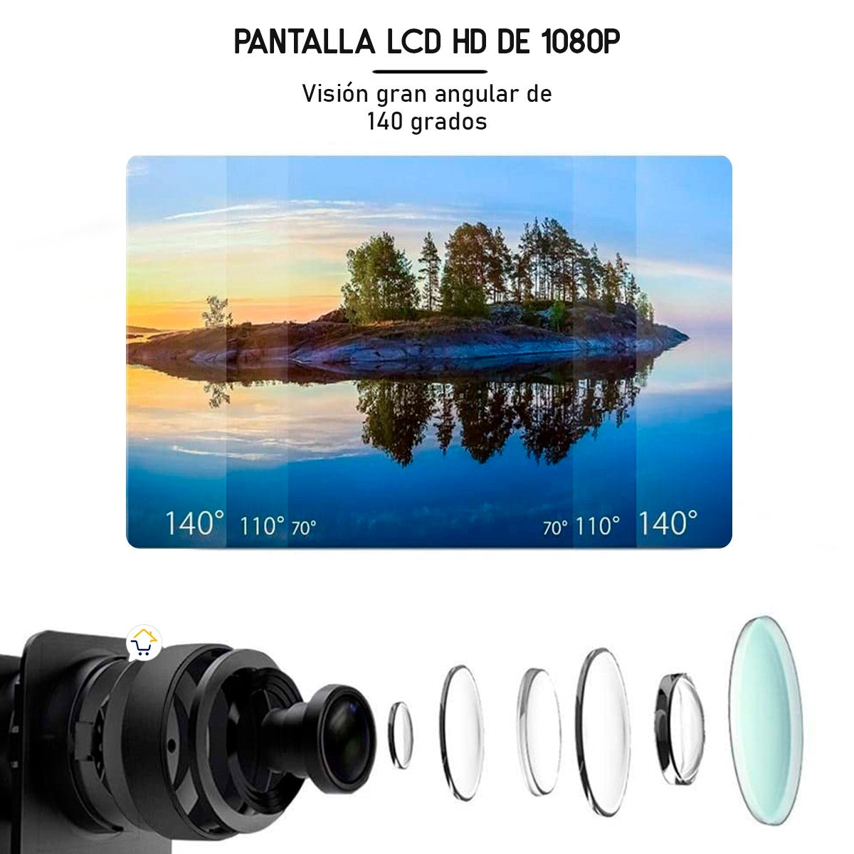 Cámara Deportiva Sumergible Full Hd 1080p Accesorios Sport JG05