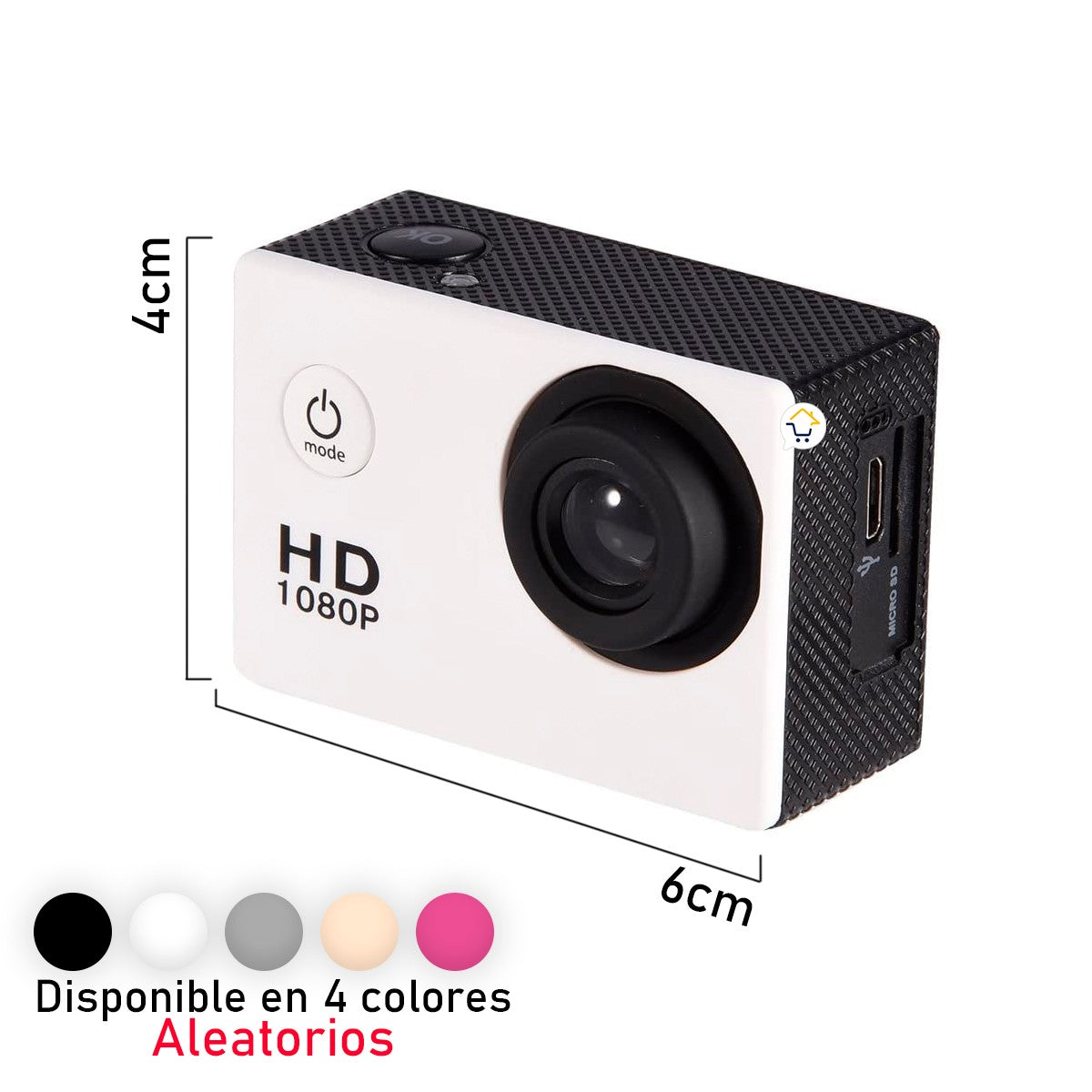 Cámara Deportiva Sumergible Full Hd 1080p Accesorios Sport JG05