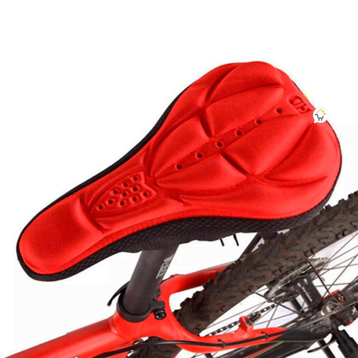 Sillín Forro Silicona Bicicleta Asiento Resistente Cómodo Spinning 64303