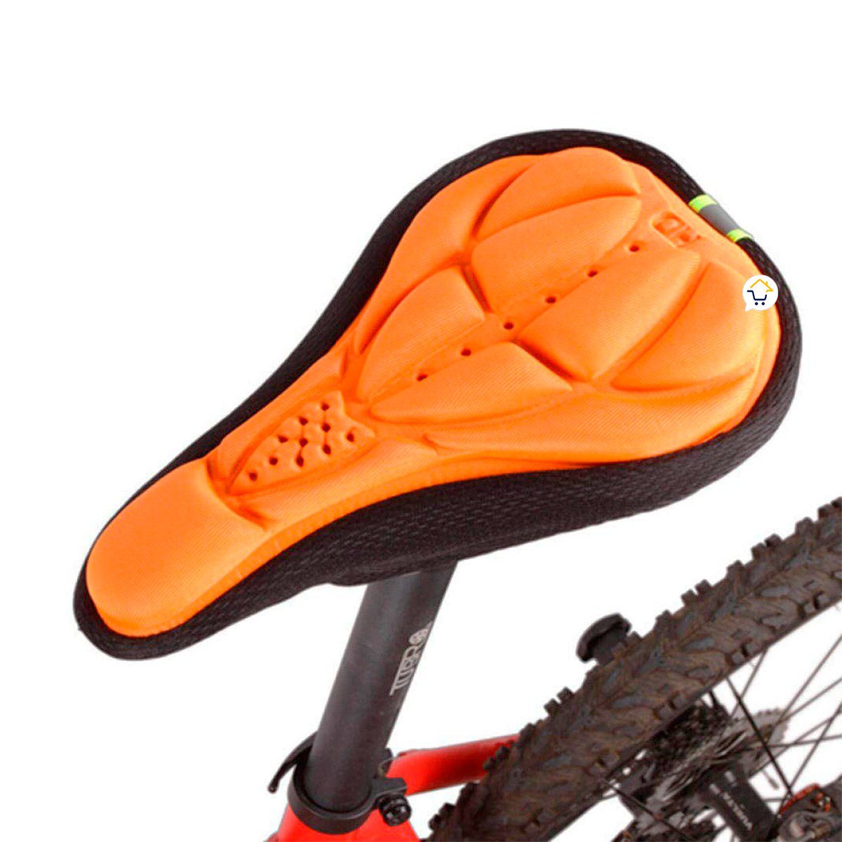 Sillín Forro Silicona Bicicleta Asiento Resistente Cómodo Spinning 64303