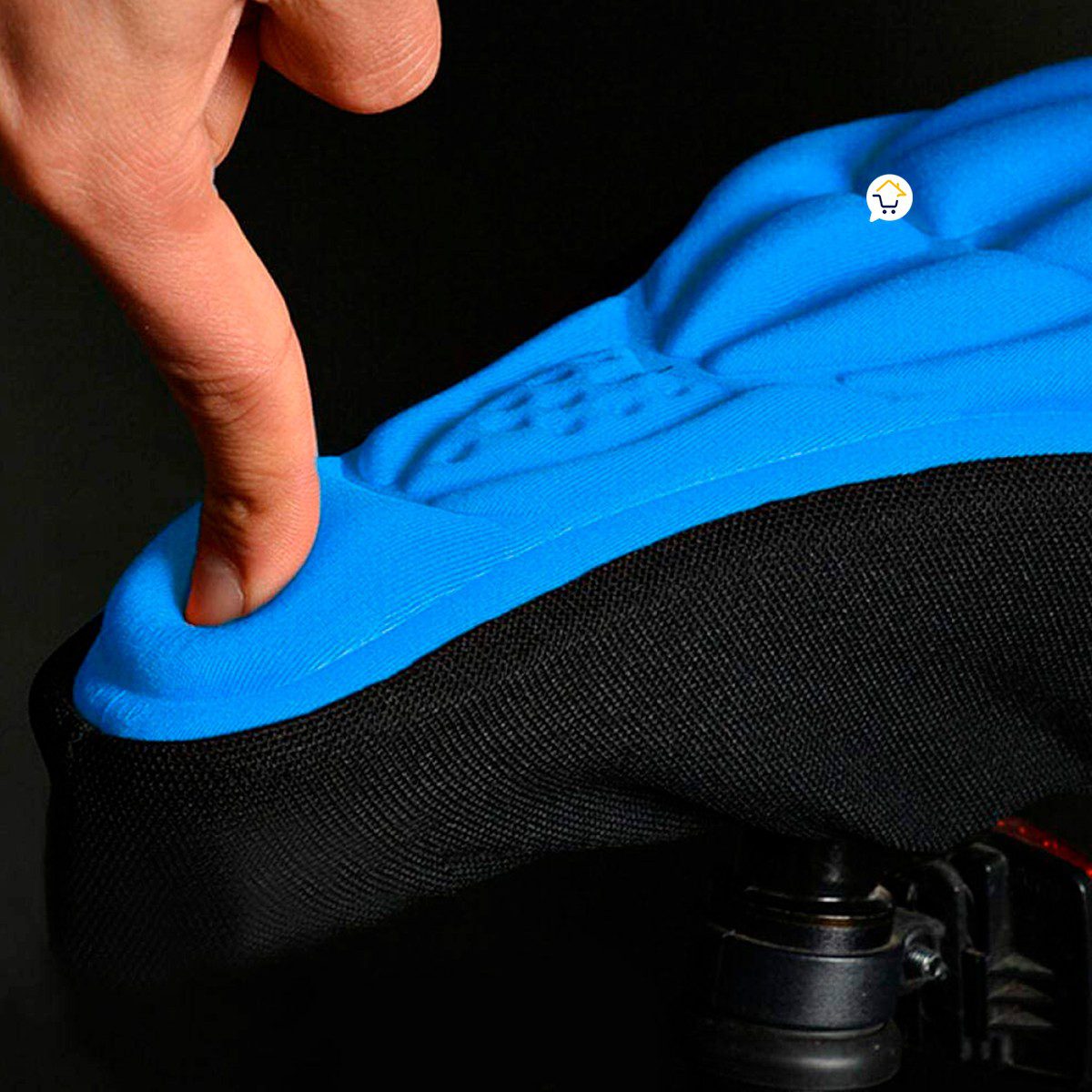 Sillín Forro Silicona Bicicleta Asiento Resistente Cómodo Spinning 64303