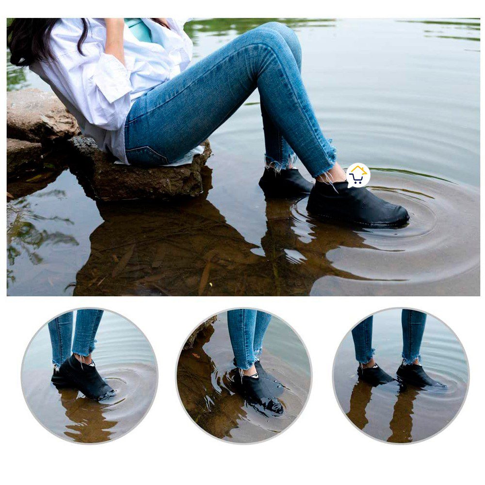 Funda Silicona Impermeable Zapatos Protector Lluvia Antideslizante 8030