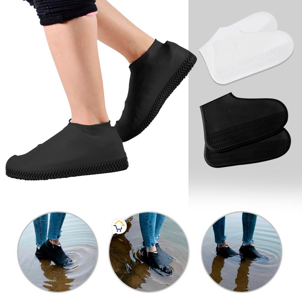 Funda Silicona Impermeable Zapatos Protector Lluvia Antideslizante 8030