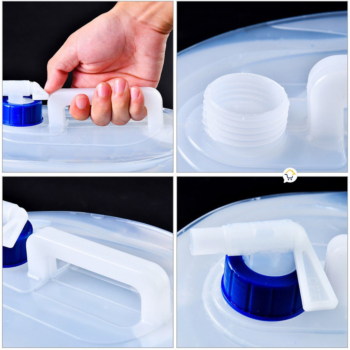 Dispensador De Agua 3L Botella Plegable Contenedor Camping 08106