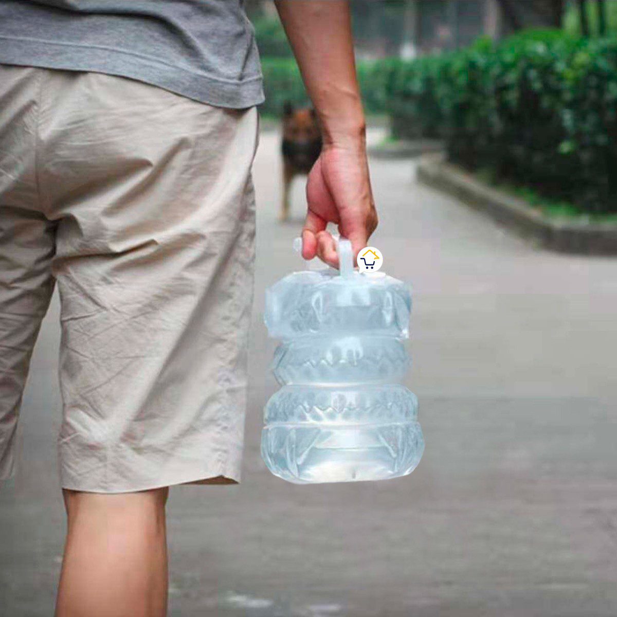Dispensador De Agua 3L Botella Plegable Contenedor Camping 08106